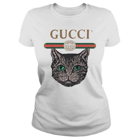 gucci t shirt cat logo|gucci pet fashion.